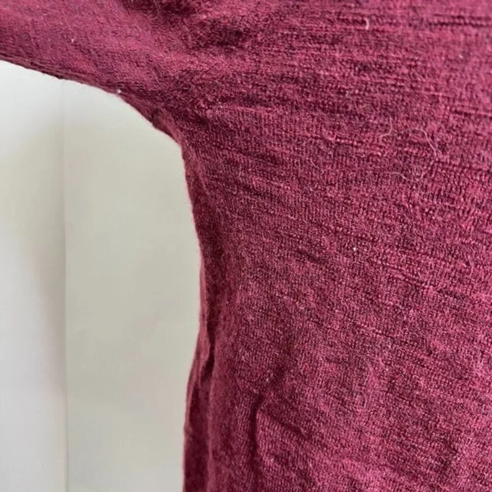 Banana‎ Republic Sweater S Extra Fine Merino Red Long Sleeve Button Mens